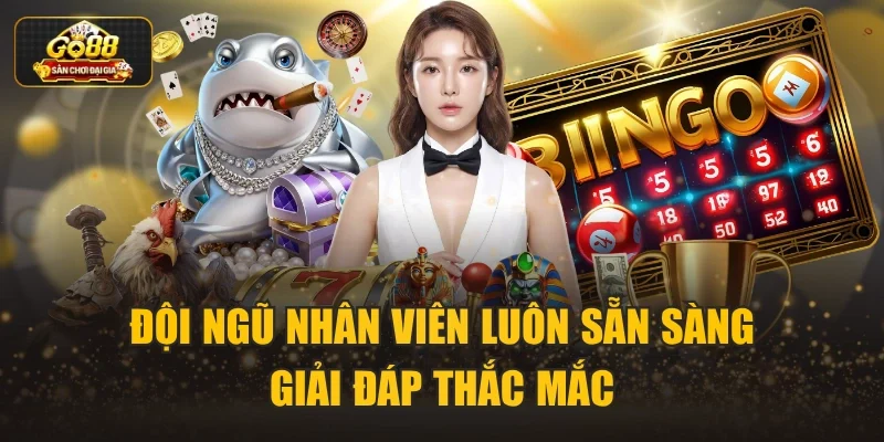 Đội ngũ nhân viên luôn sẵn sàng giải đáp thắc mắc