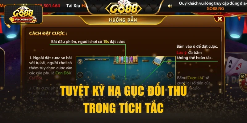 Tuyệt kỹ hạ gục đối thủ trong tích tắc
