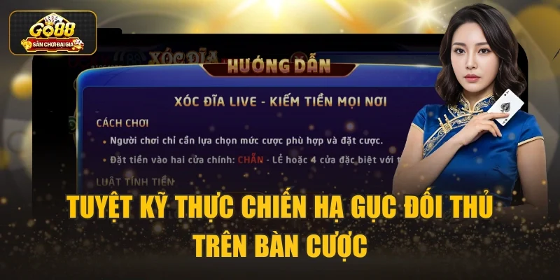 Tuyệt kỹ thực chiến hạ gục đối thủ trên bàn cược