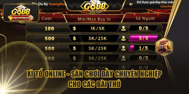 Xì tố online